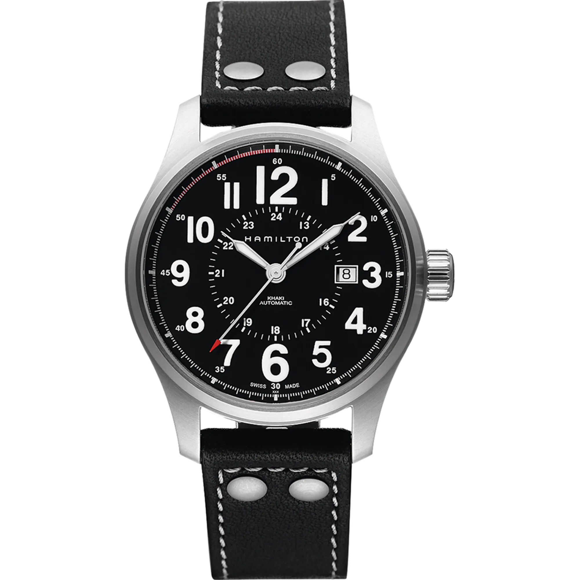 Hamilton Khaki Field Officer Auto Black H70615733 detay görseli 1