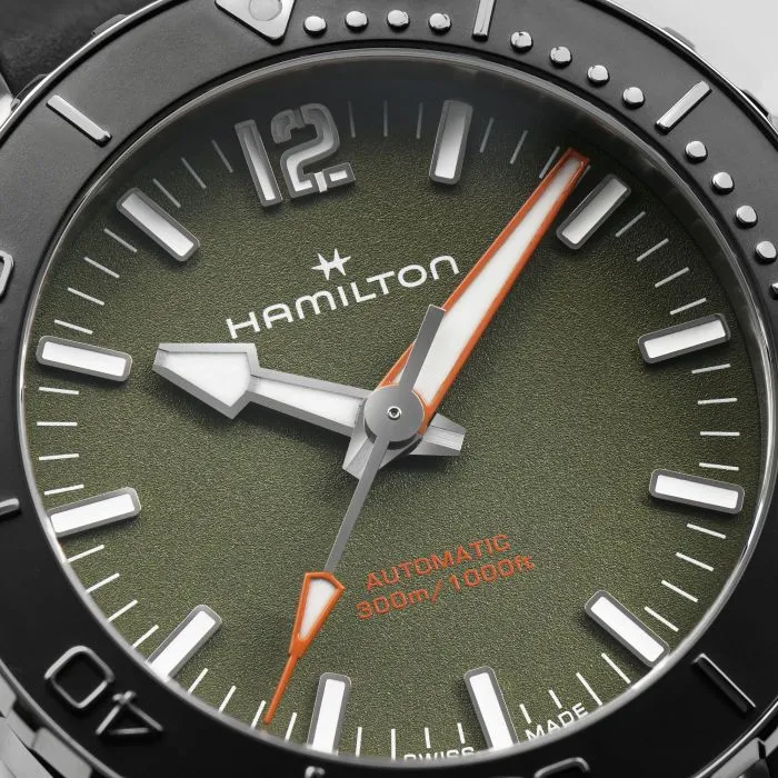 Hamilton Khaki Navy Frogman Otomatik Yeşil H77455360 detay görseli 3