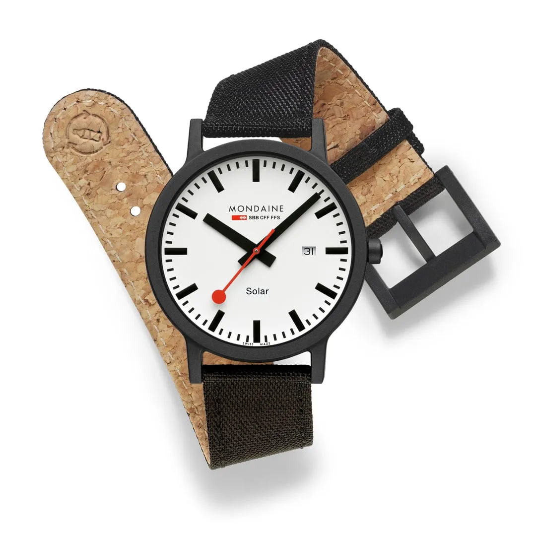 Mondaine Essence Solar Black MS141910LB detay görseli 5