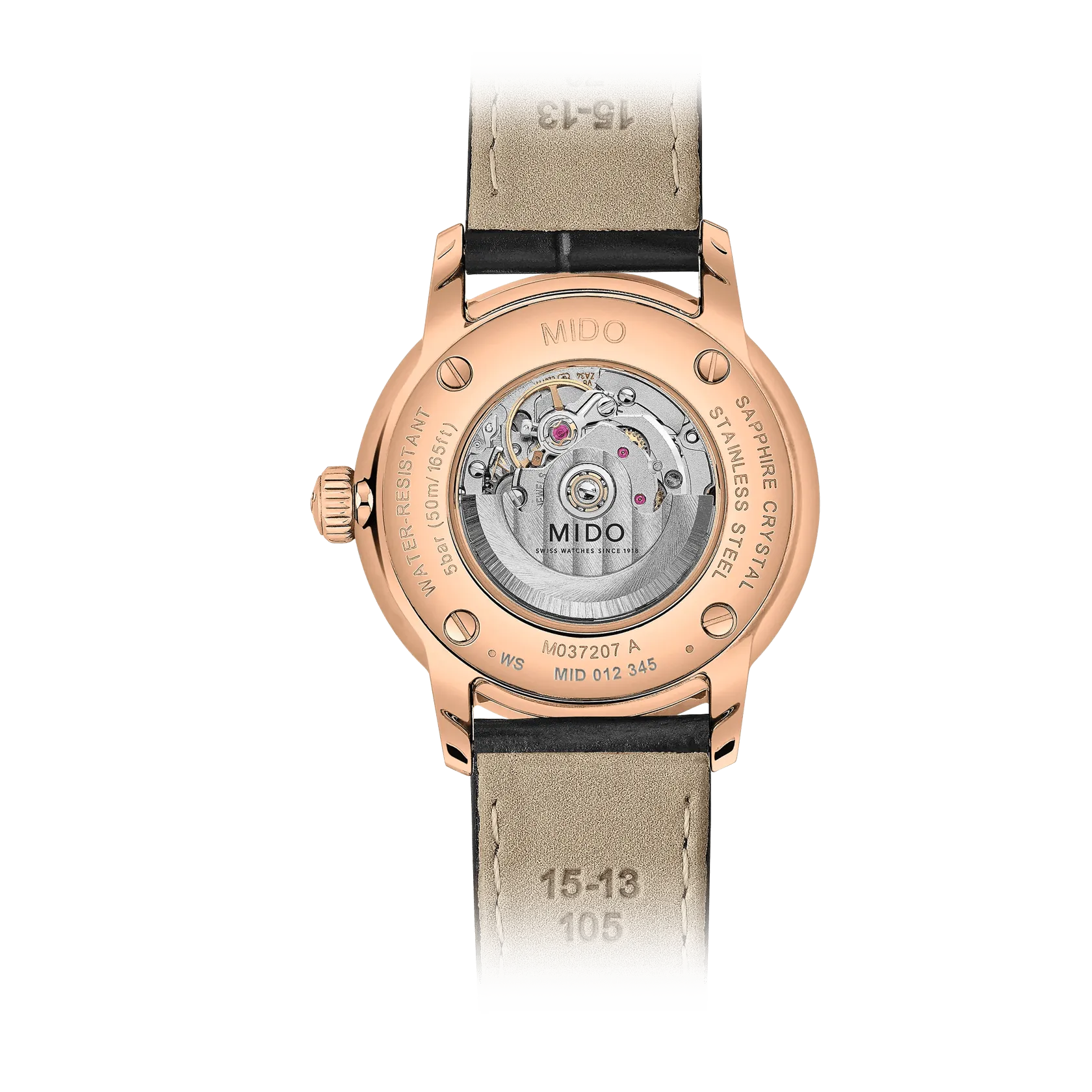 Mido Baroncelli Signature Lady Otomatik Silver M0372073603100 detay görseli 1
