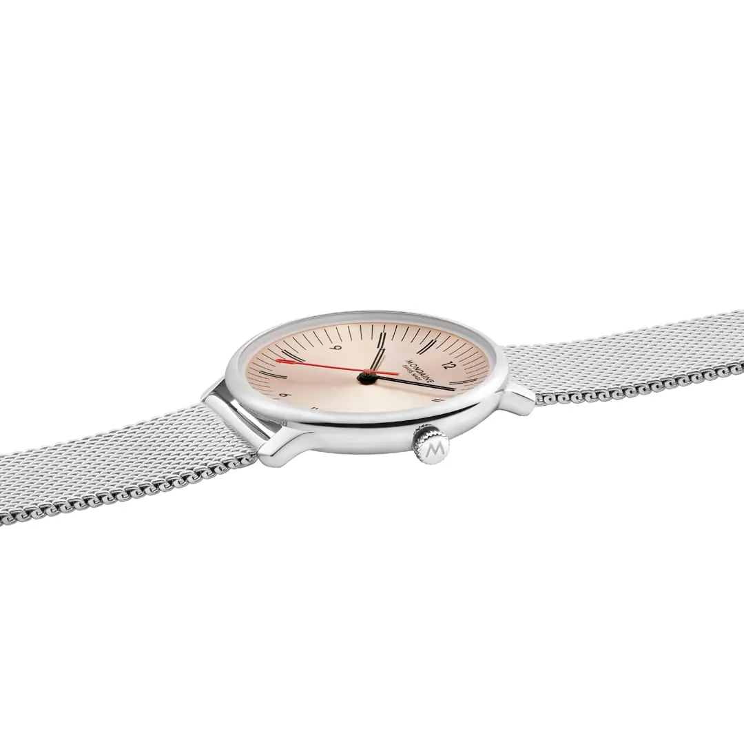 Mondaine Doppio Rose Gold MLE33150SM detay görseli 4