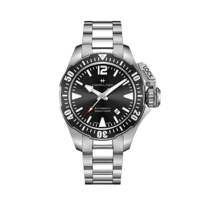 Hamilton Khaki Navy Frogman Auto Black H77605135