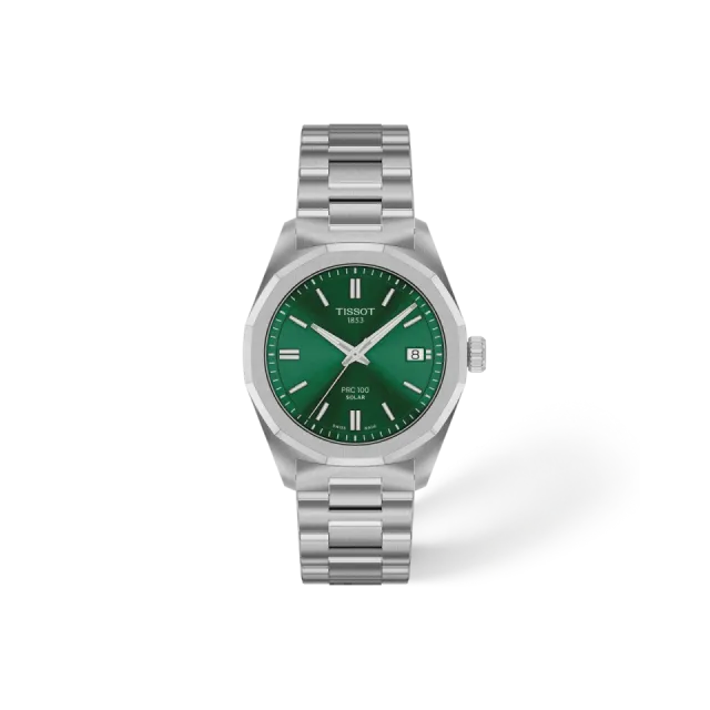 Beğenmek için çift tıkla Tissot PRC 100 Solar Yeşil T1518221109100 Görsel 1