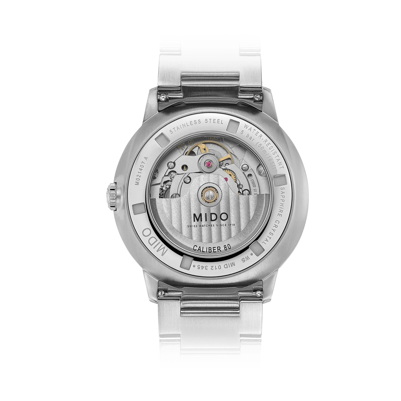Mido Commander Gradient Otomatik Yeşil M0214071141103 detay görseli 1