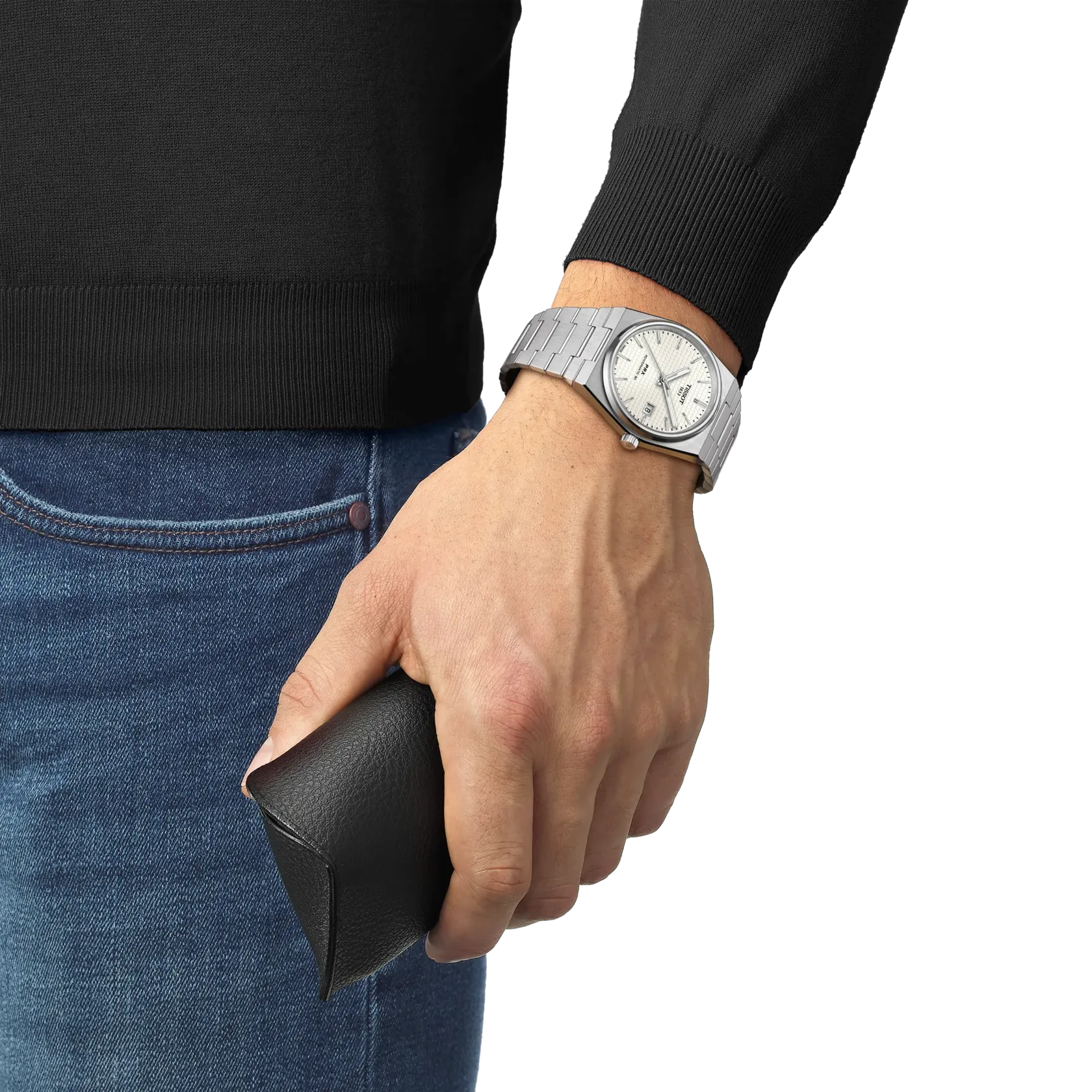 Tissot PRX Otomatik Beyaz Sedef T1374071111100 detay görseli 1