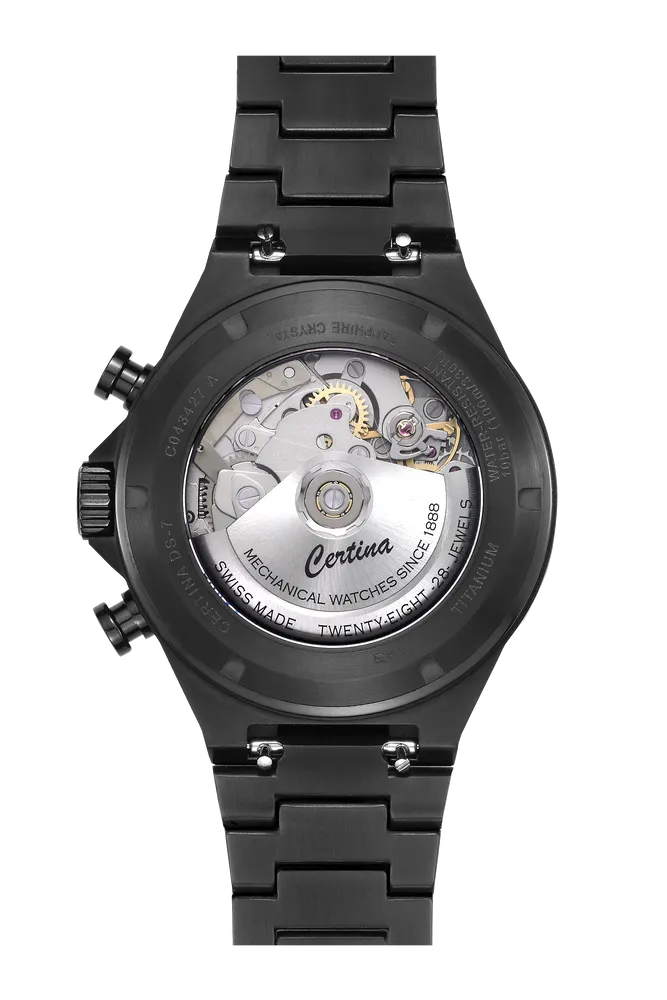 Certina DS-7 Chrono Auto Otomatik Mavi C0434274404100 detay görseli 2