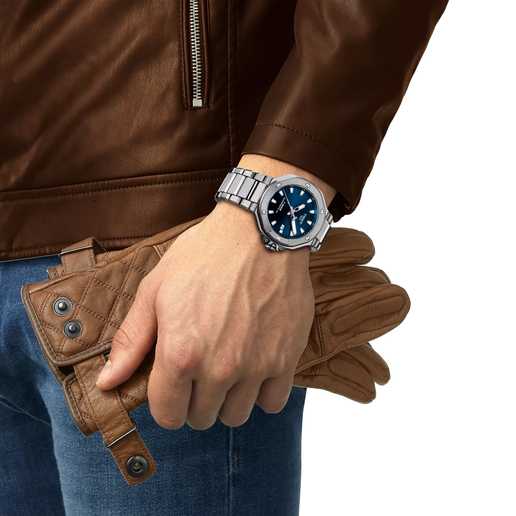 Tissot T-Race 41mm Otomatik Mavi T1418071104100 detay görseli 4