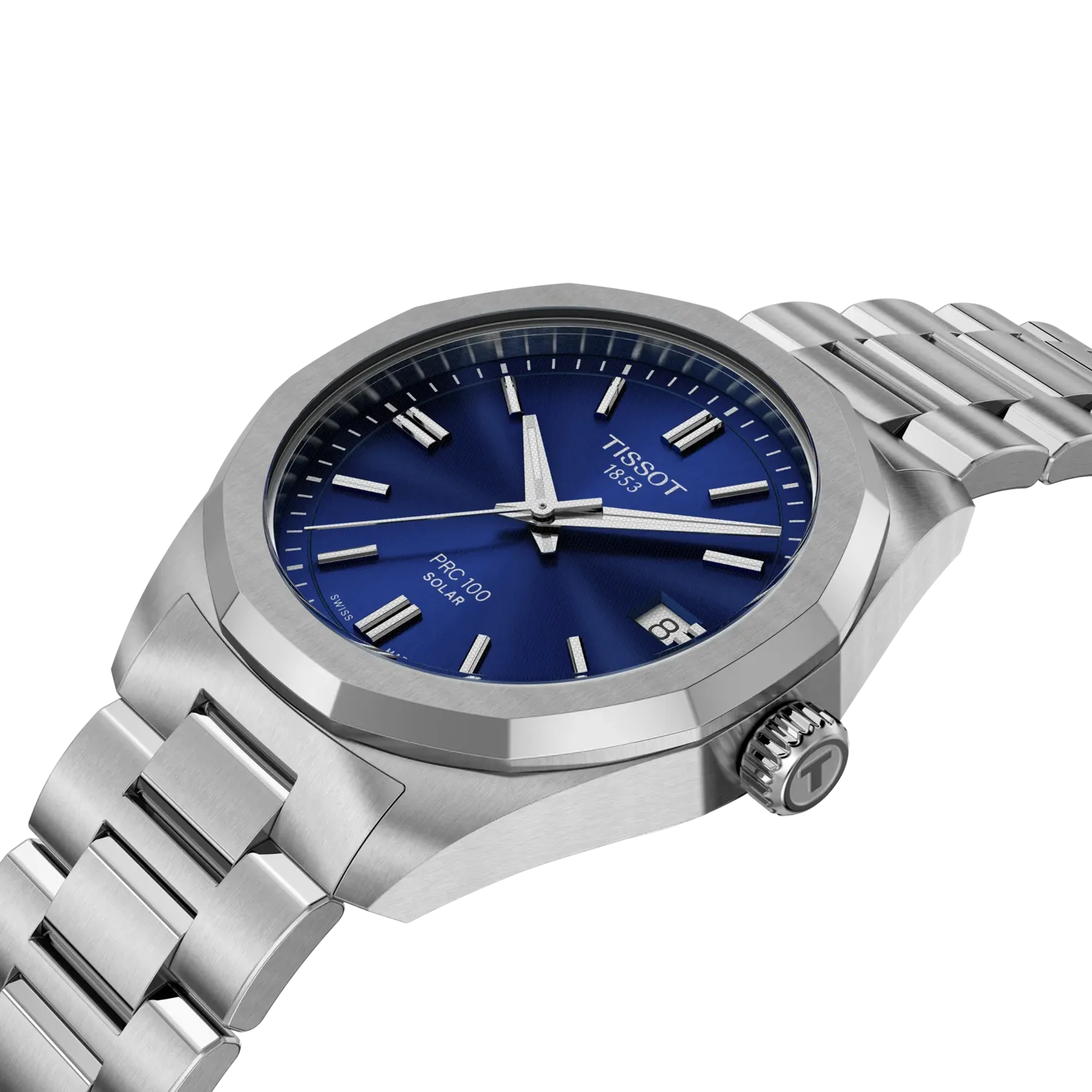 Tissot PRC 100 Solar 34mm Mavi T1518221104100 detay görseli 4