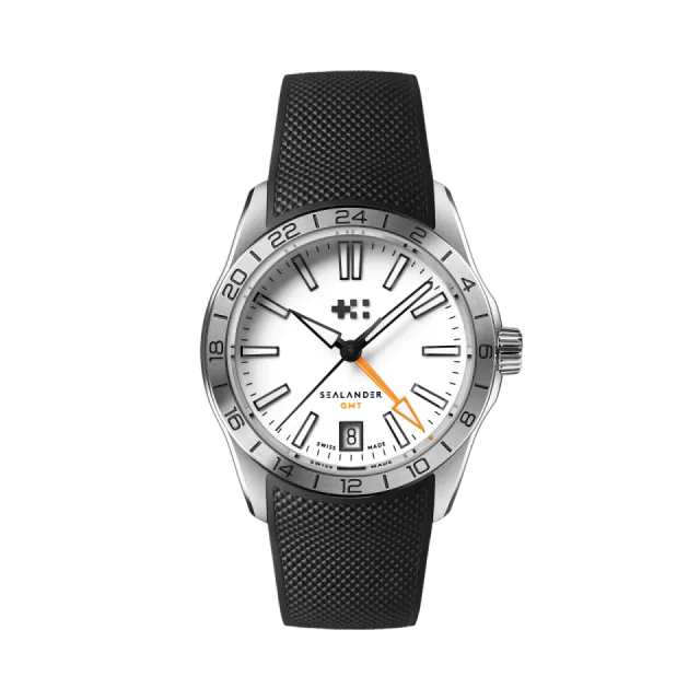Beğenmek için çift tıkla Christopher Ward C63 Sealander GMT Otomatik Beyaz C6336AGM4S00W0RK Görsel 1