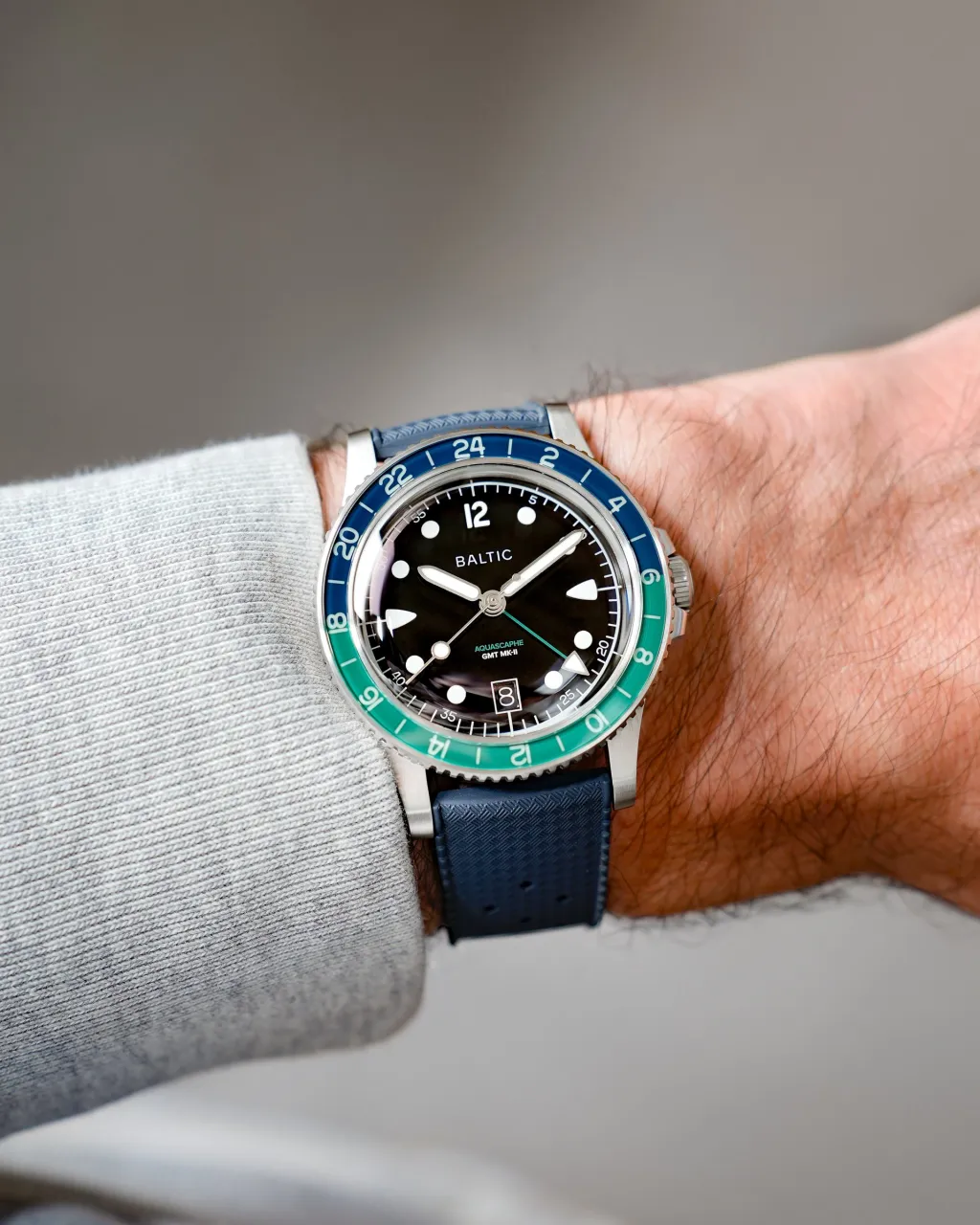 Baltic Aquascaphe GMT MK-II Green Otomatik AQUASCAPHEGMTMKIIGREEN detay görseli 4