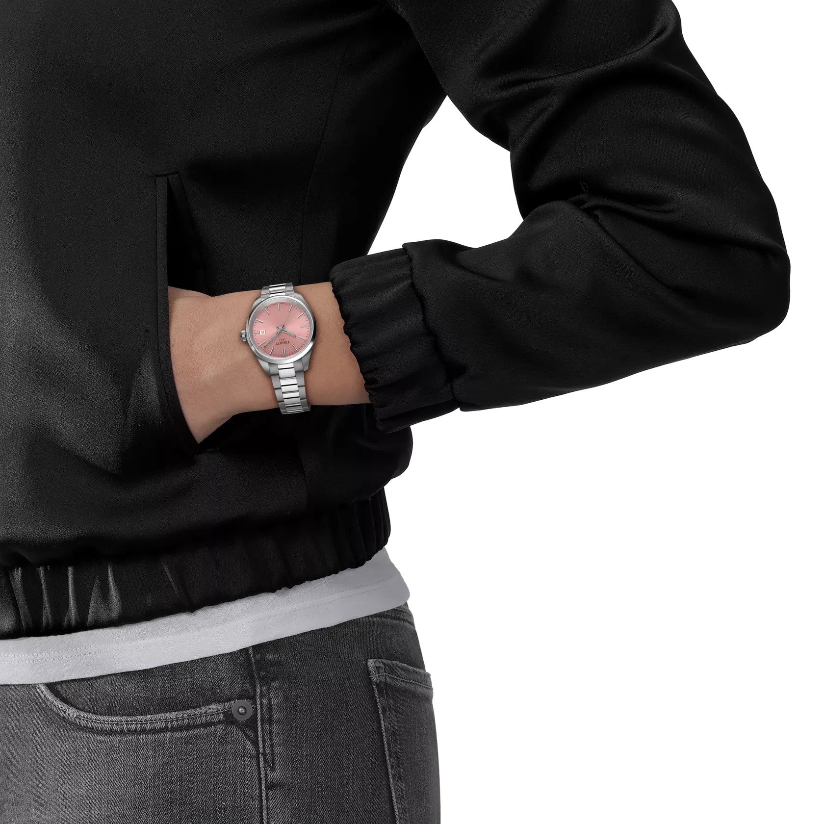Tissot PR 100 34mm Pembe T1502101133100 detay görseli 4