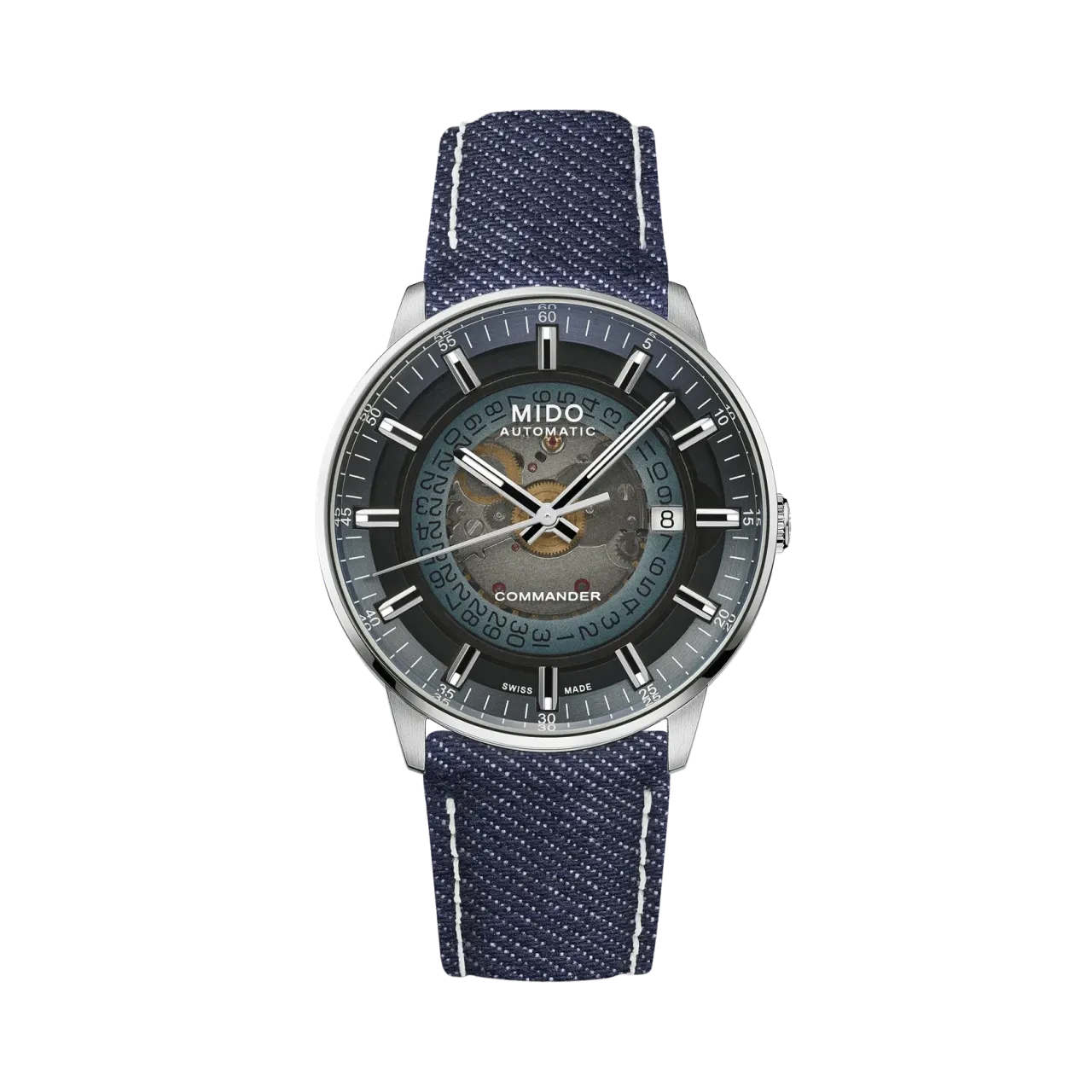 Mido Commander Gradient Otomatik Mavi M0214071841100