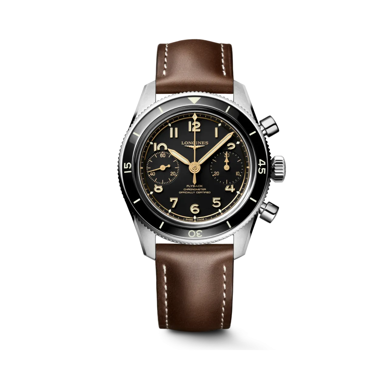 Longines Spirit Pilot Flyback Siyah L37214532