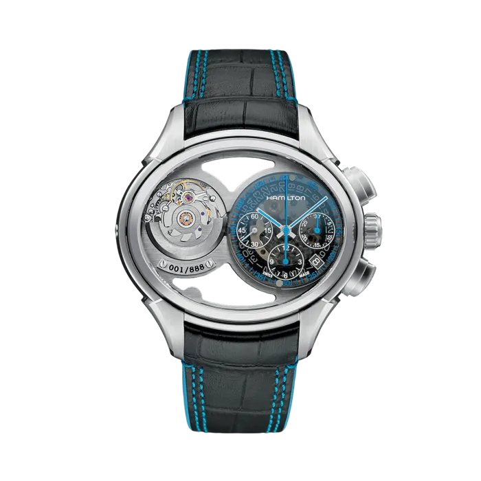 Hamilton Jazzmaster Face 2 Face Limited Edition Otomatik Gri H32856705