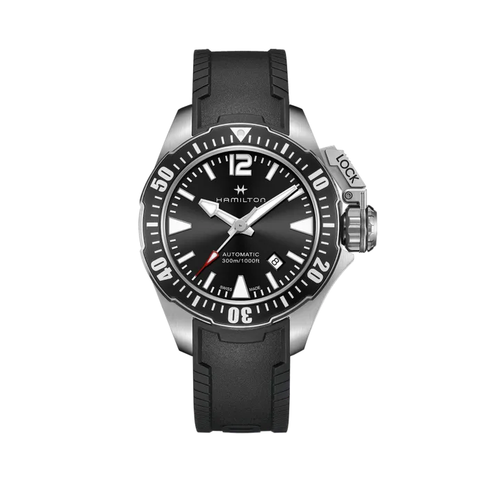 Hamilton Khaki Navy Frogman Auto Black H77605335