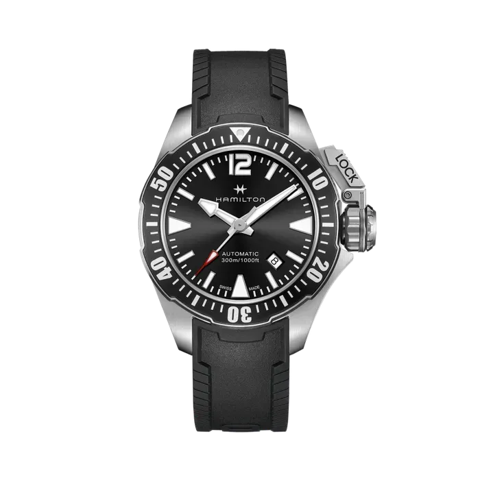 Hamilton Khaki Navy Frogman Auto Black H77605335