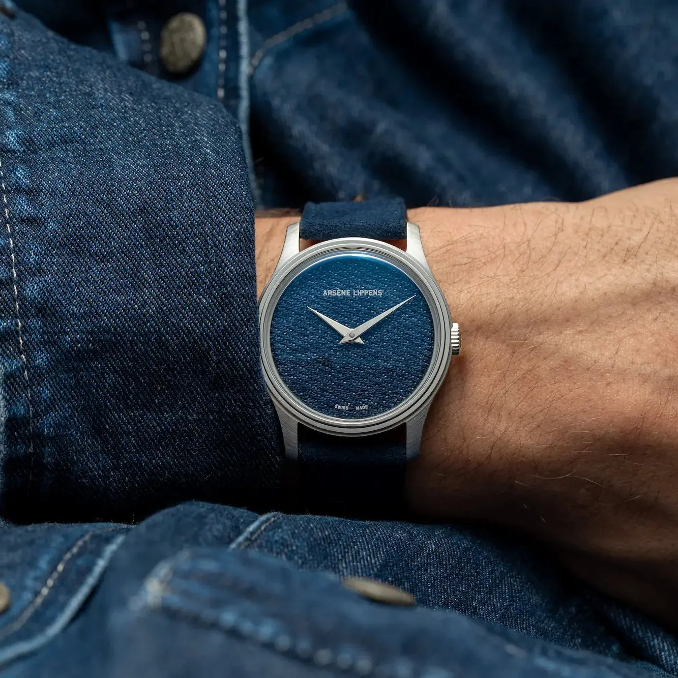 Arsène Lippens Artigiano Como Denim 0599C detay görseli 3