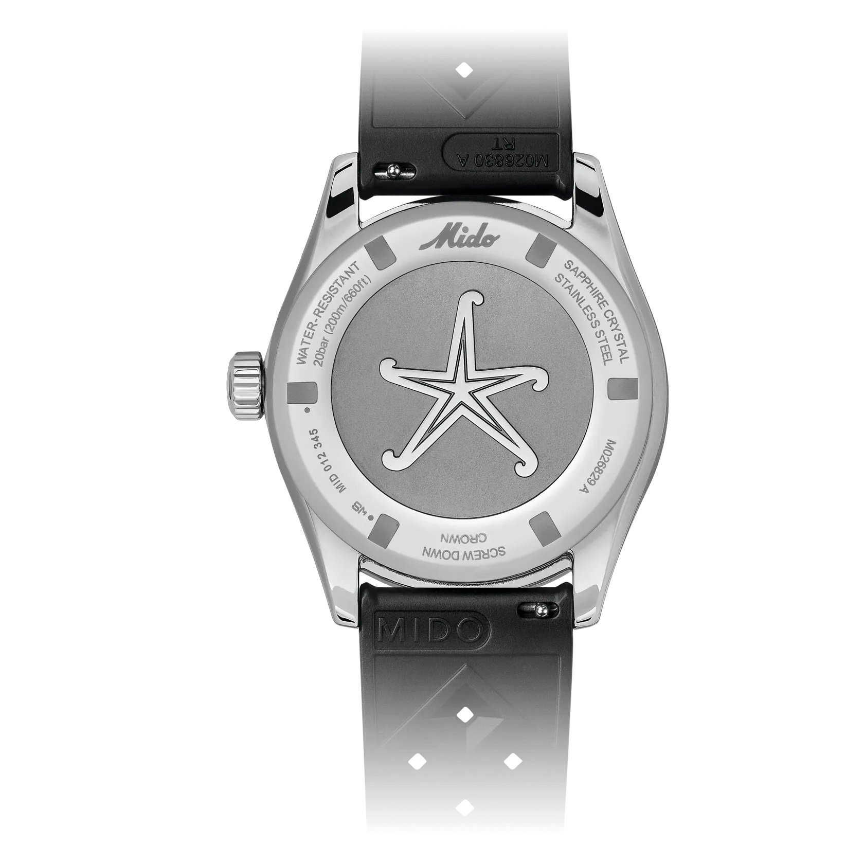 Mido Ocean Star Decompression Worldtimer Otomatik Siyah M0268291705100 detay görseli 2