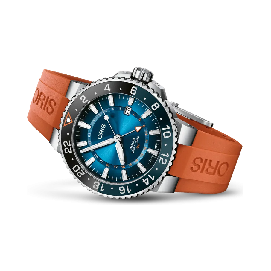 Oris Aquis Carysfort Reef Limited Edition Otomatik Blue 0179877544185SETRS