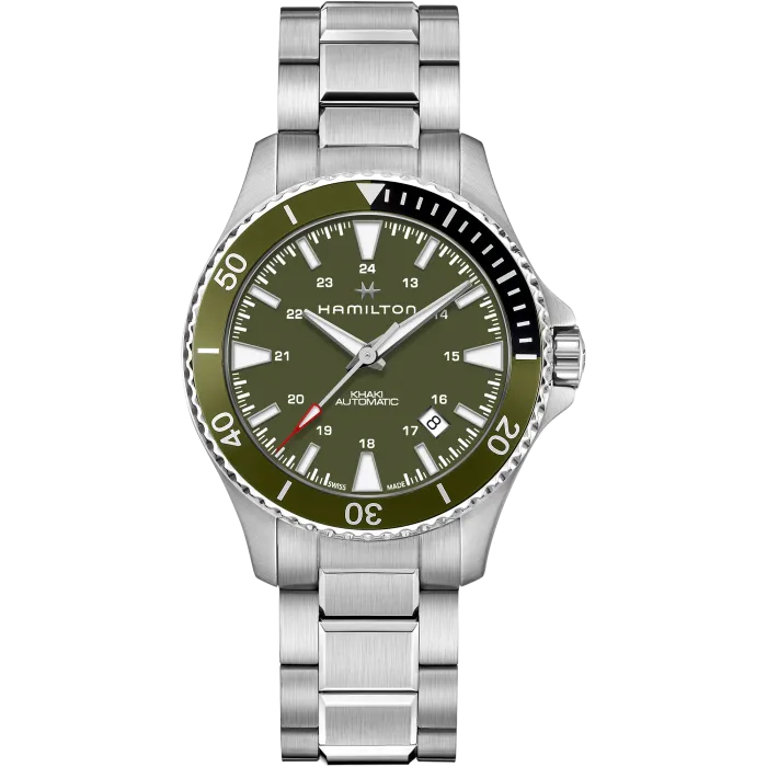 Hamilton Khaki Navy Scuba Auto Otomatik Yeşil H82375161 detay görseli 1