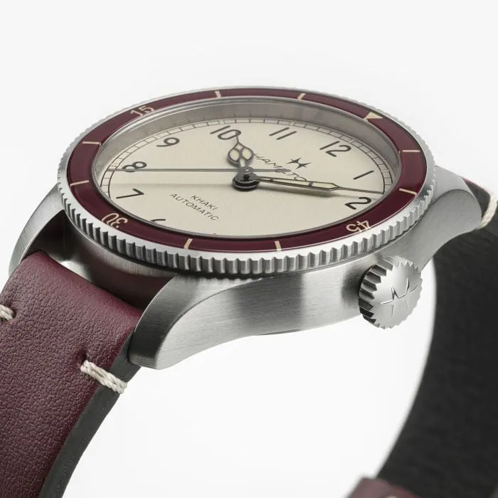 Hamilton Khaki Aviation Pilot Pioneer 38mm Otomatik Beyaz H76265810 detay görseli 4