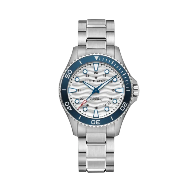 Beğenmek için çift tıkla Hamilton Khaki Navy Scuba Auto 40mm Beyaz H82425110 Görsel 1