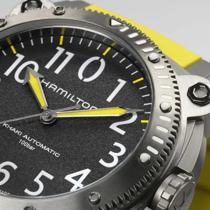 Hamilton Khaki Navy BeLOWZERO Auto TITANIUM Otomatik Gri H78535380 detay görseli 1