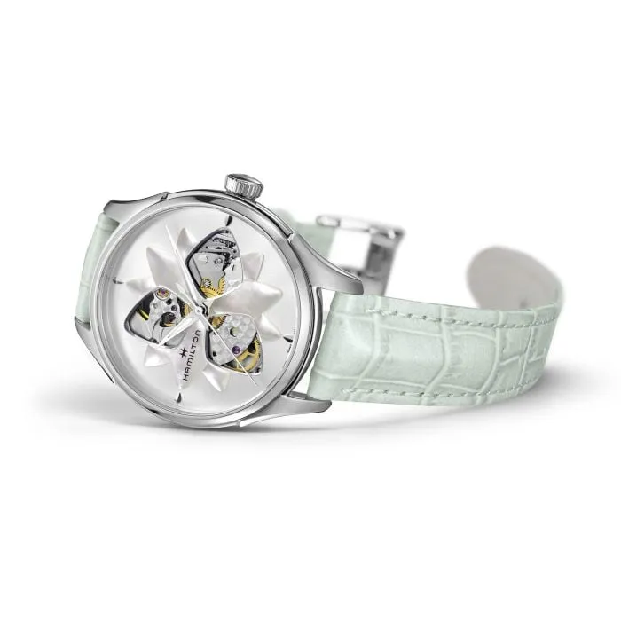 Hamilton Jazzmaster Open Heart Auto Mother Of Pearl H32115891 detay görseli 3