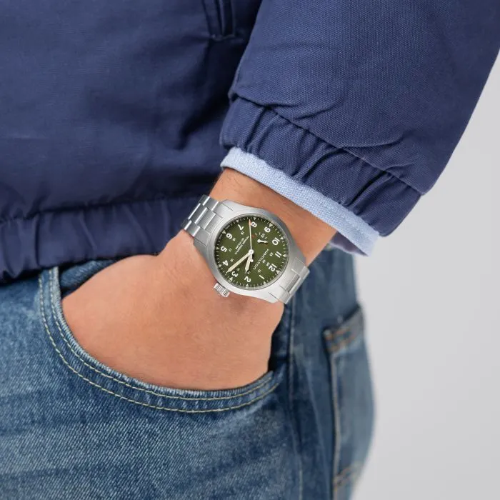 Hamilton Khaki Field Power Reserve 40mm Yeşil H69509160 detay görseli 5