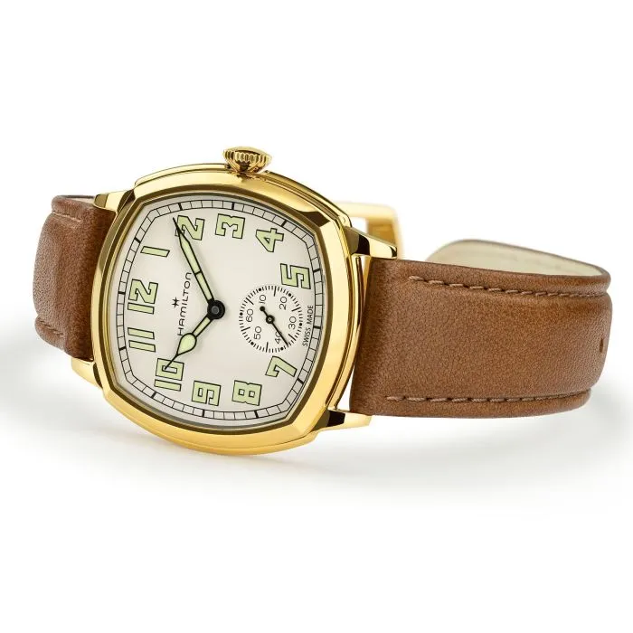 Hamilton American Classic Cushion Mechanical Beige H36139520 detay görseli 4