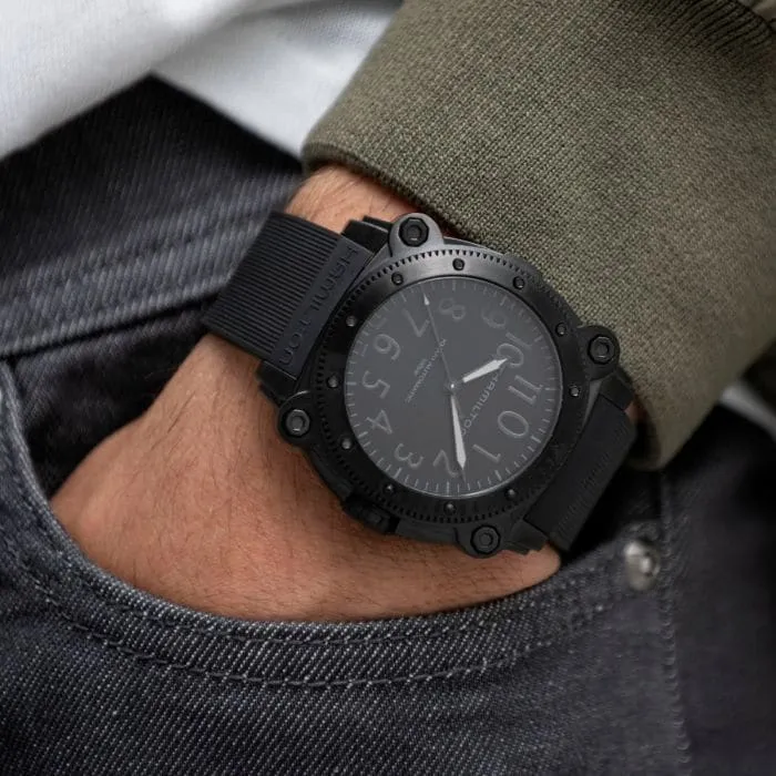 Hamilton Khaki Navy BeLOWZERO Otomatik Siyah H78505330 detay görseli 5