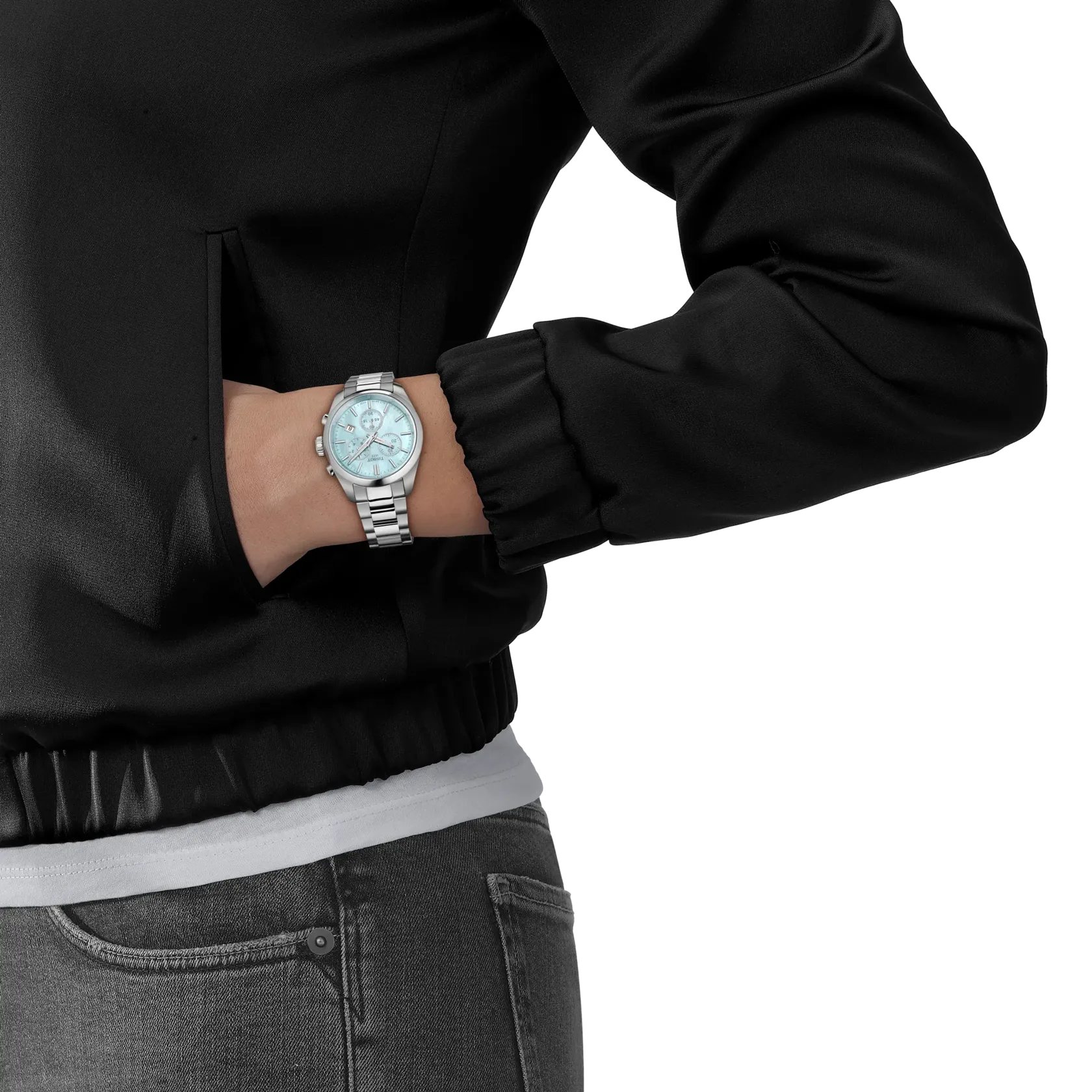 Tissot PR 100 36mm Mavi Sedef T1502171113100 detay görseli 3