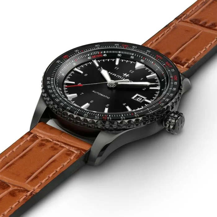 Hamilton Khaki Aviation Converter Auto Otomatik Siyah H76625530 detay görseli 1