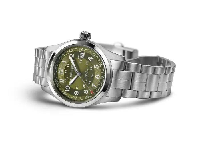 Hamilton Khaki Field Auto Otomatik Yeşil H70455160 detay görseli 3
