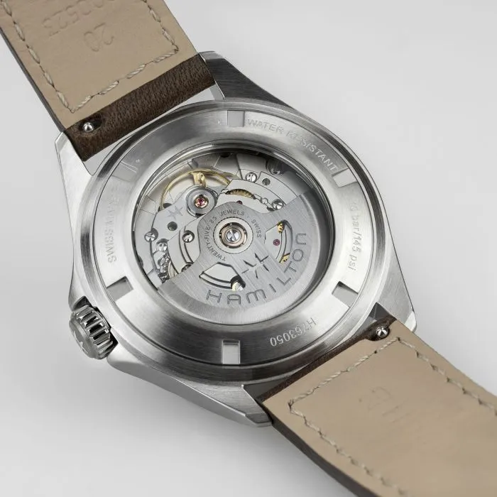 Hamilton Khaki Aviation Pilot Auto Otomatik Siyah H76305530 detay görseli 4
