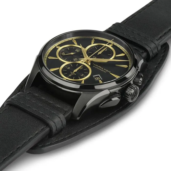 Hamilton Jazzmaster Auto Chrono Otomatik Siyah H32506730 detay görseli 1