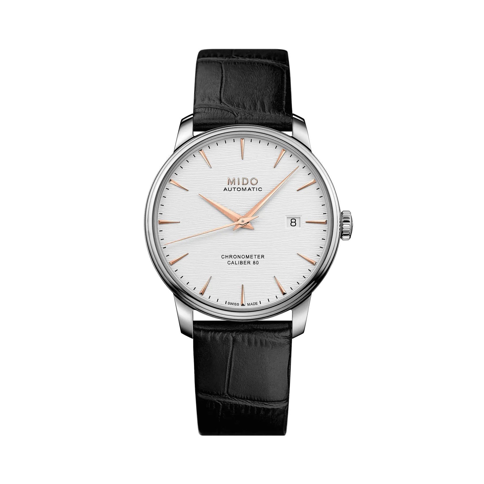 Mido Baroncelli Chronometer Silicon Gümüş M0274081603100