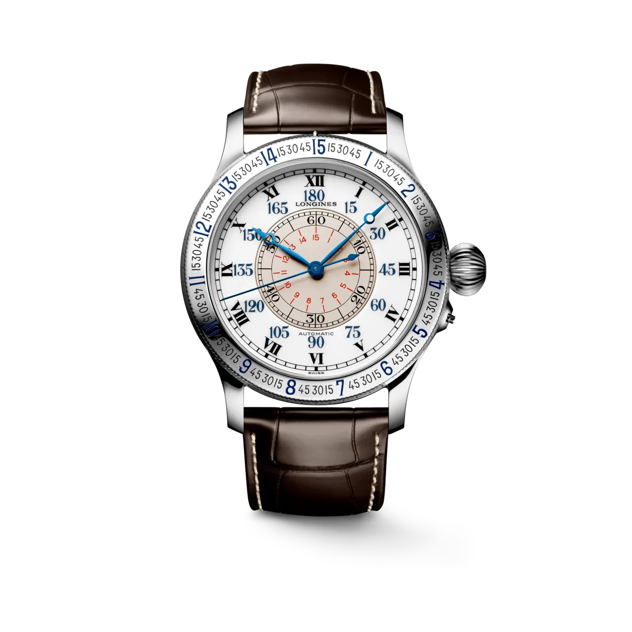 Longines Lindbergh Hour Angle Watch Otomatik Beyaz L26784110