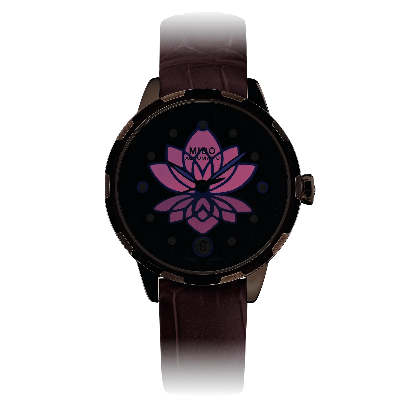 MIDO Rainflower Night Otomatik Beyaz Sedef M0432073610600 detay görseli 1