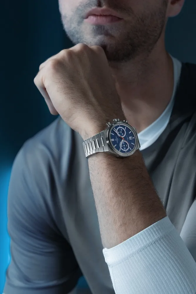 Certina DS-7 Chrono Auto Blue Otomatik C0434271104100 detay görseli 5