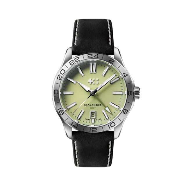 Christopher Ward C63 Sealander GMT Otomatik Pistachio C6339AGM4S00V0VK Görsel 1