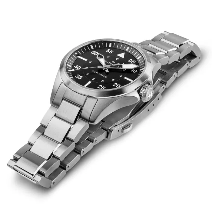 Hamilton Khaki Aviation Pilot Auto Siyah H76215130 detay görseli 1