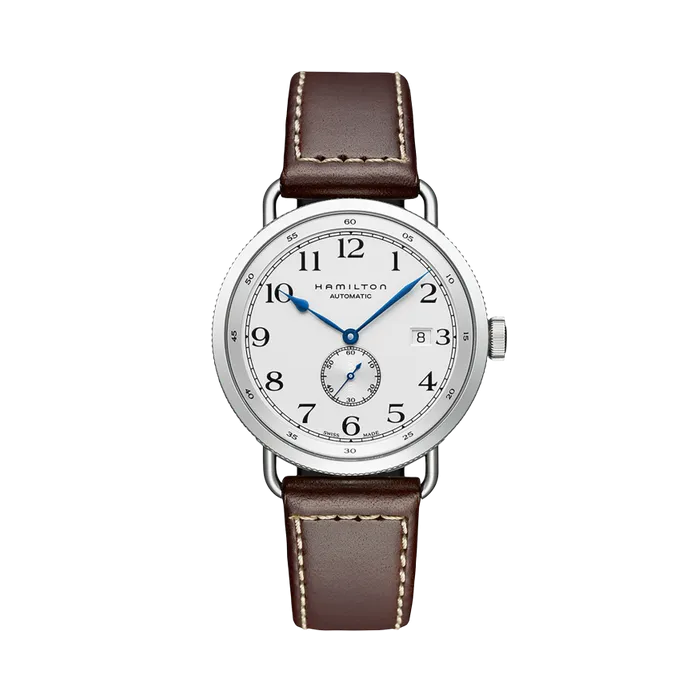 Hamilton Khaki Navy Pioneer Small Second Auto Otomatik Beyaz H78465553