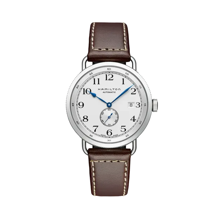 Hamilton Khaki Navy Pioneer Small Second Auto Otomatik Beyaz H78465553