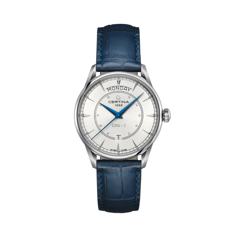 Certina DS-1 Day Date Otomatik Beyaz C0294301601100