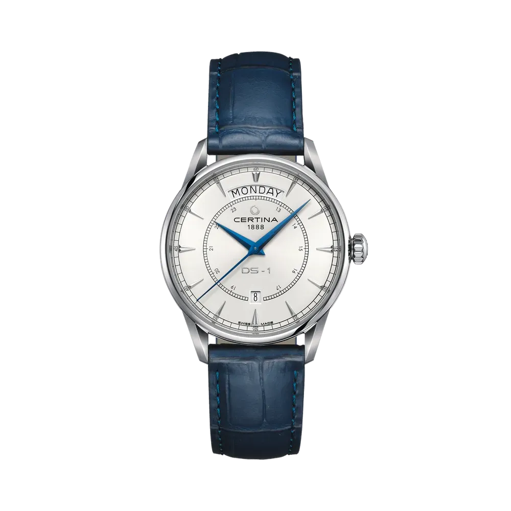 Certina DS-1 Day Date Otomatik Beyaz C0294301601100