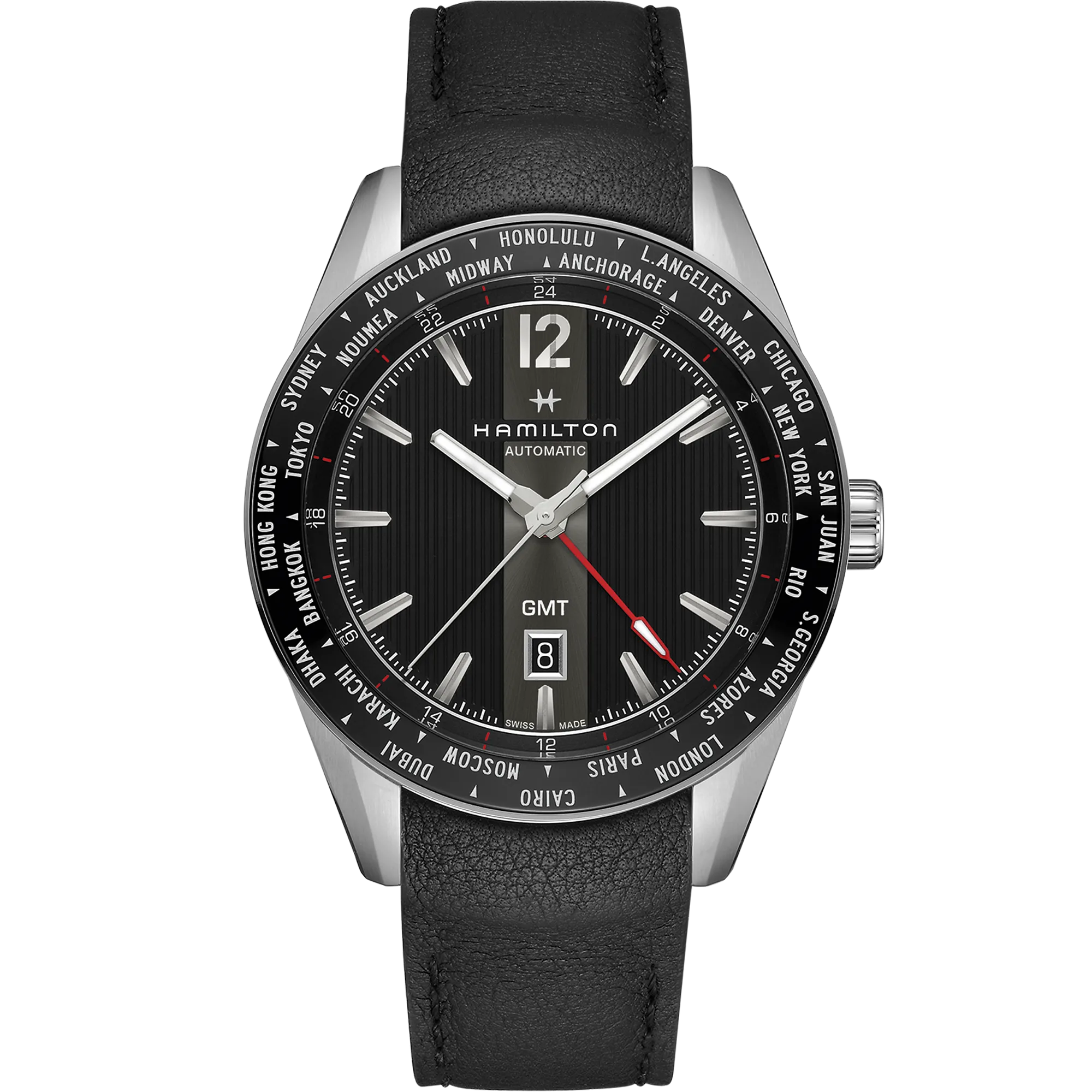 Hamilton Broadway GMT Limited Edition Otomatik Siyah H43725731 detay görseli 1
