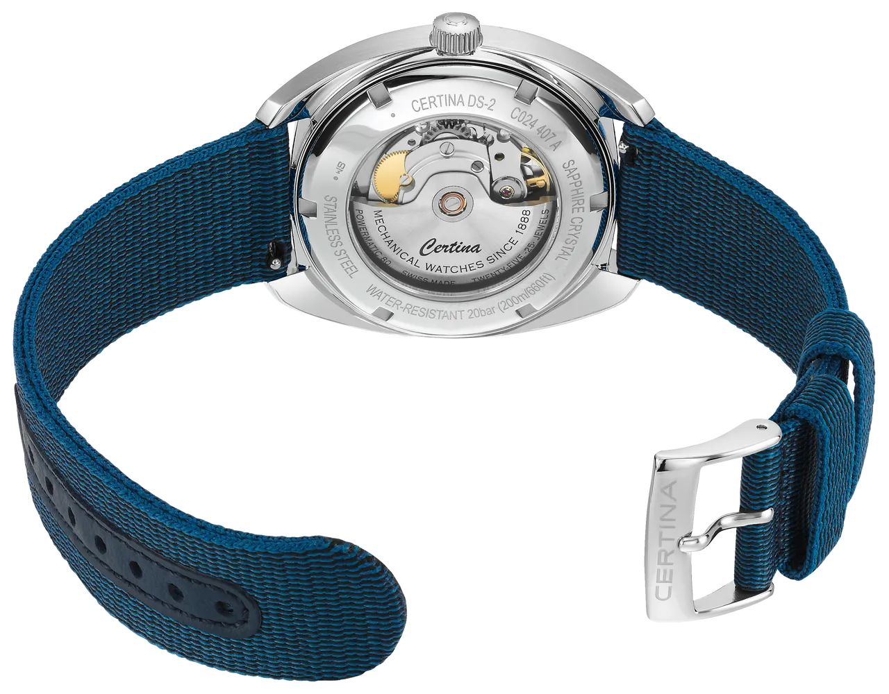 Certina DS-2 Otomatik Mavi C0244071804100 detay görseli 3