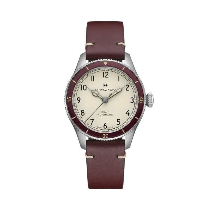 Hamilton Khaki Aviation Pilot Pioneer 38mm Otomatik Beyaz H76265810