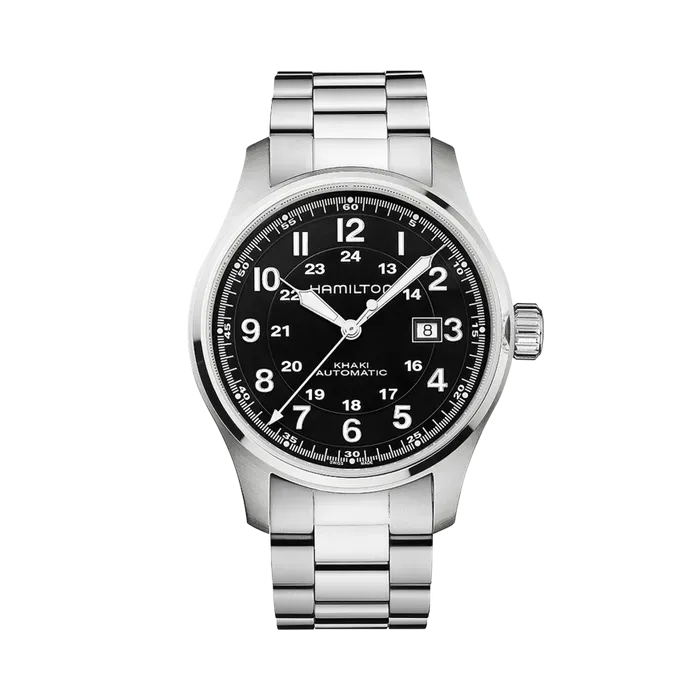 Hamilton Khaki Field Auto Otomatik Siyah H70625133